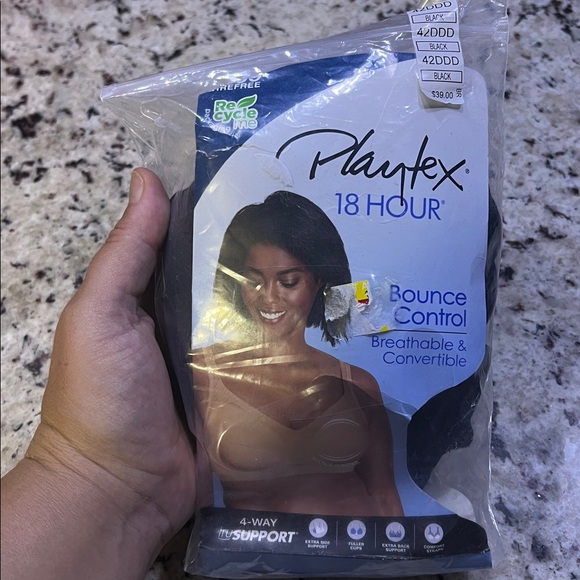 New - Women's 18 Hour® Bounce Control Convertible Wireless Bra - Picture 6 of 7